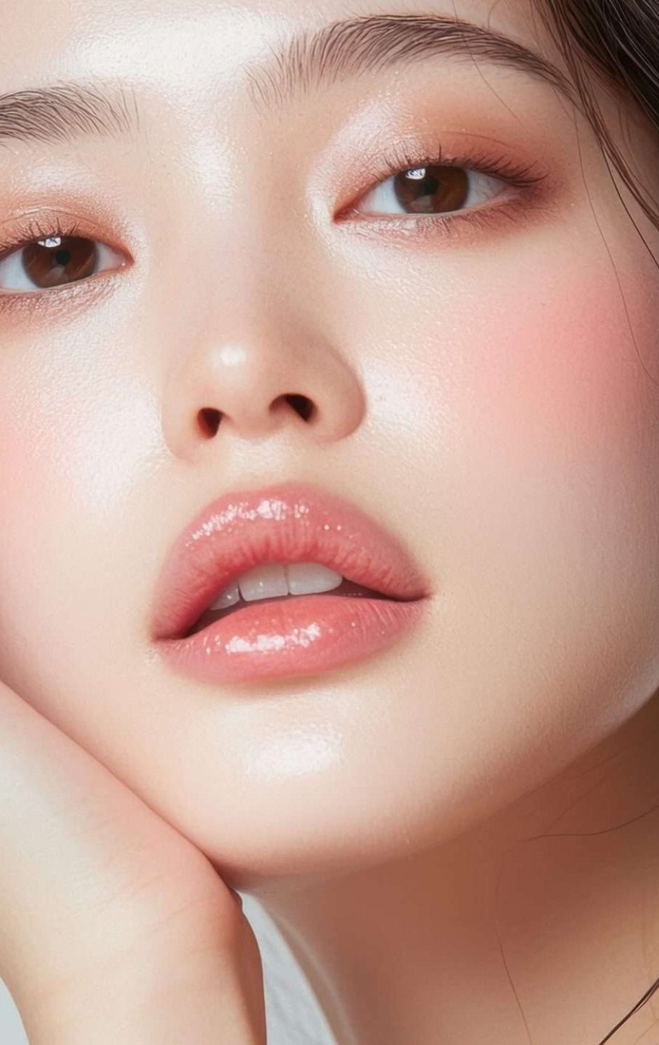 Anti-wrinkle treatment before - fine lines and wrinkles visible